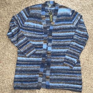 Natural Reflections Angel Blues Cardigan Sweater